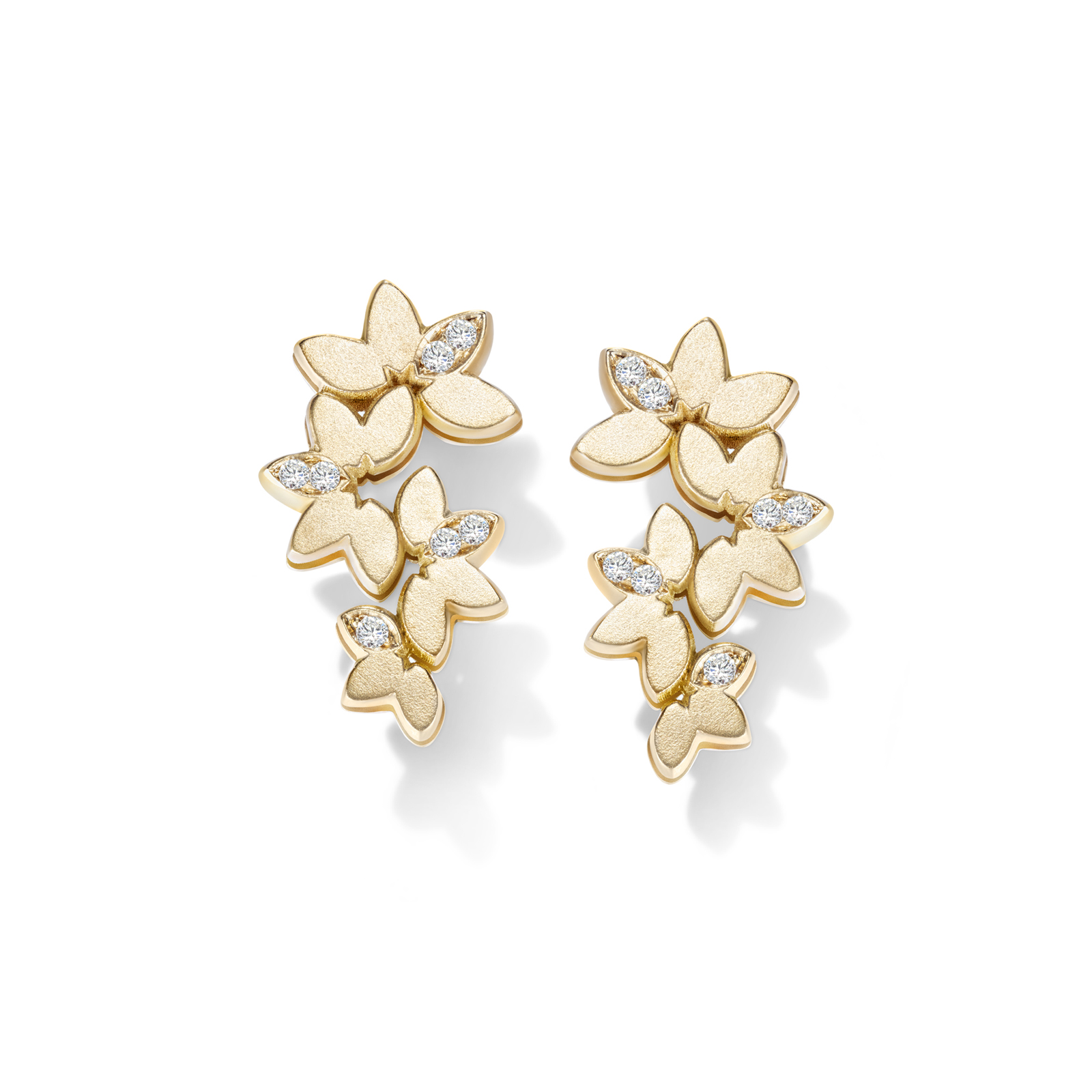orecchini in oro con diamanti Torino