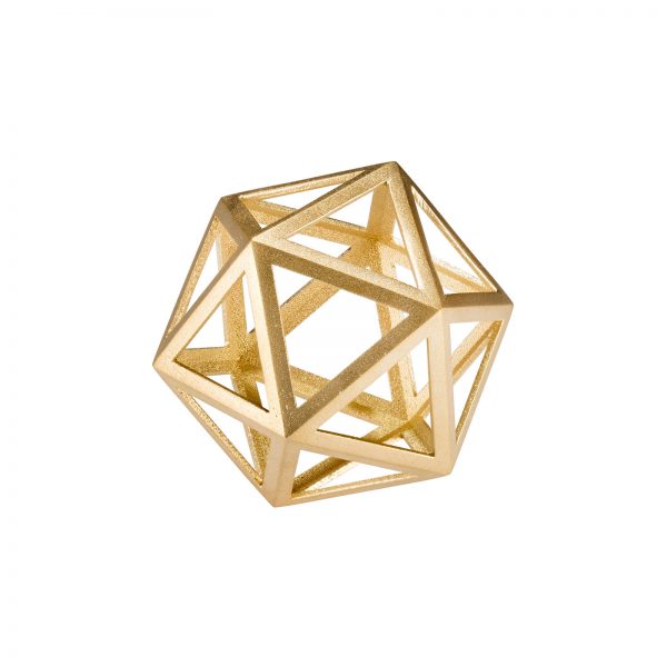 pendente geometrico oro torino